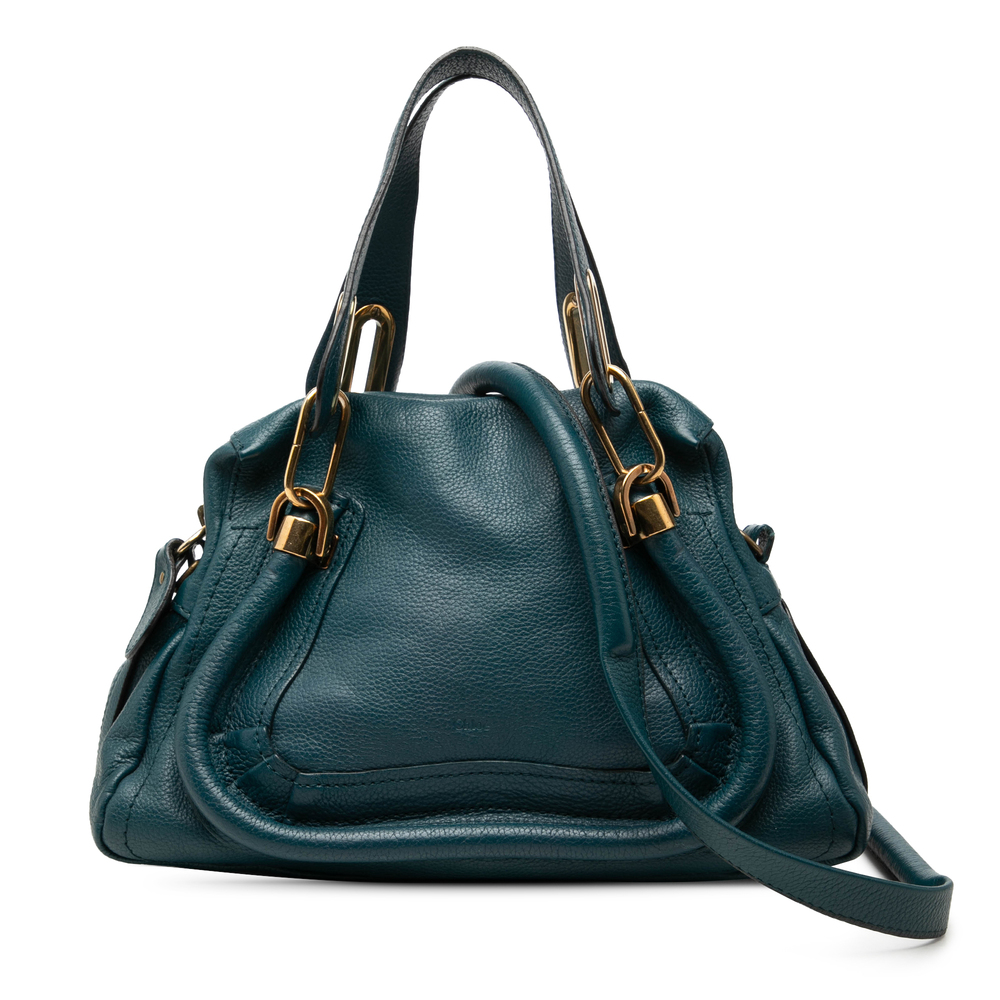 Pre-Loved Chloé Small Pebbled Leather Paraty Satchel